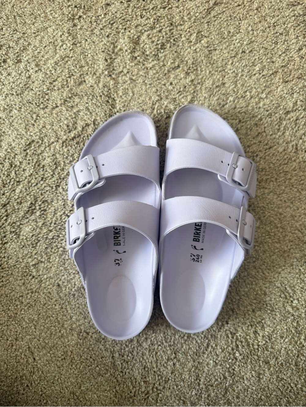 Birkenstock Purple Arizona Double-Strap Sandals